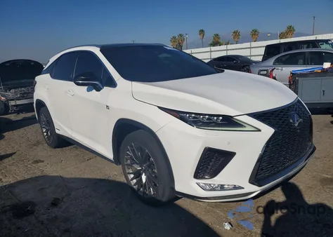 2021 Lexus Rx 450H F Sport z USA, uszkodzony, nr VIN 2T2YGMDAXMC068841